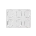 6Pcs/Sheet Pieces Drum Damper Gel Pads Silicone Drums Silencer