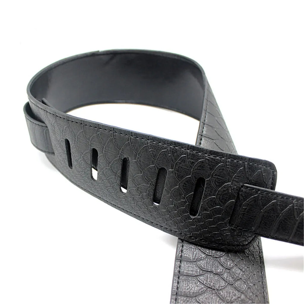 Guitar Strap Vintage 2.5 Inch Adjustable Soft Embroidered Belt