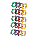 20 Pcs Plastic Tambourine Musical Instruments, Mini Handheld