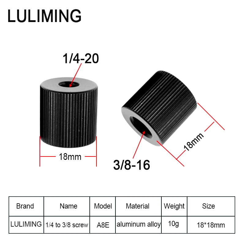 1/4 to 3/8 Camera Conversion Screw Microphone 5/8-27 to 1/4 3/8 Adapter Screw Ballhead Tripod Photography Camera Accessories