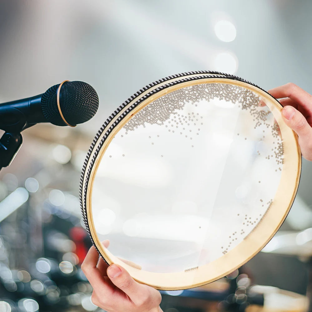 2Pcs Ocean Drums Wave Percussion Musical Instruments Transparent Mini
