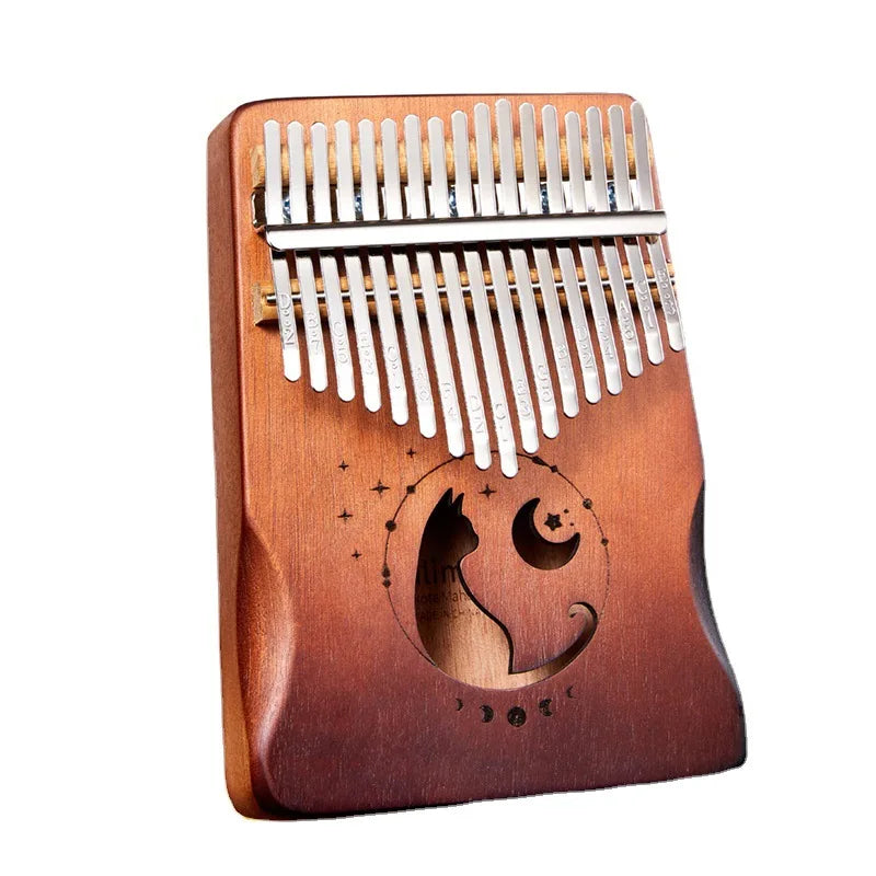 Kalimba Thumb Piano 17 21 Keys Mahogany Wood Finger Combinations Gifts