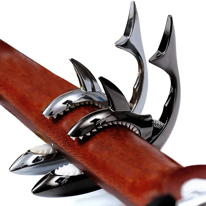 Metal Shark Capo Acoustic Guitar Electric Tone Variation Clip Bass