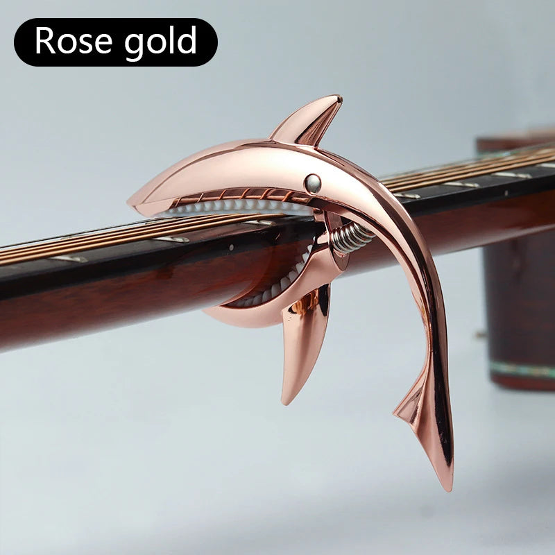 Metal Shark Capo Acoustic Guitar Electric Tone Variation Clip Bass