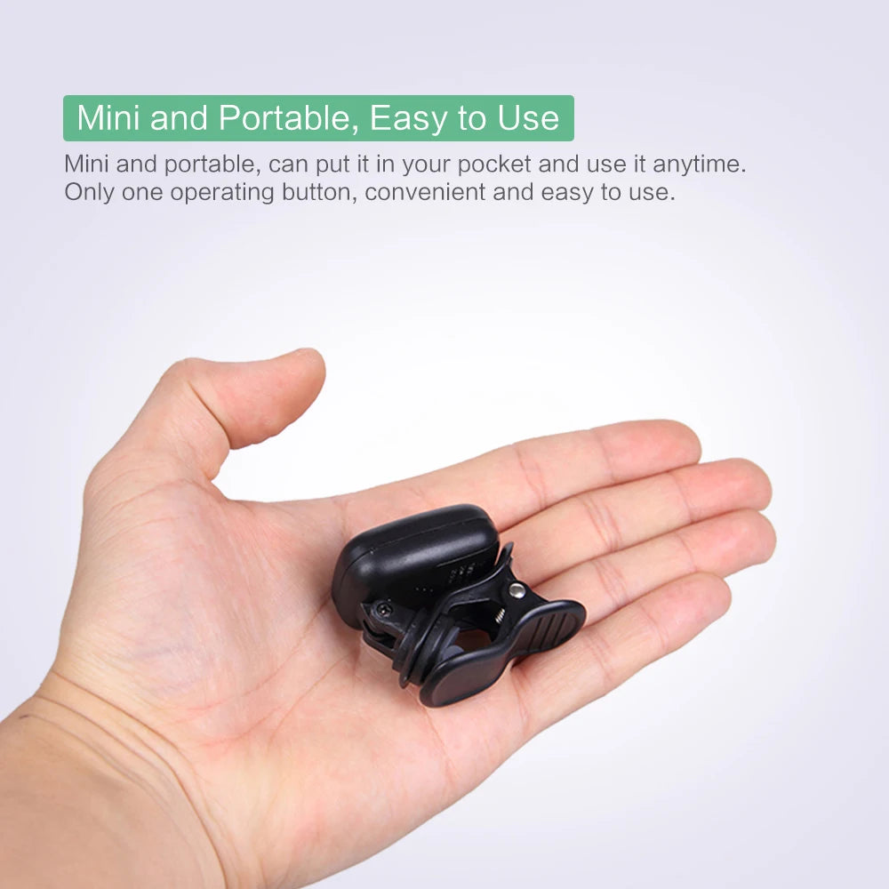 Tuner At-101 Mini Clip-On Electronic Super Sensitive 12 Equal