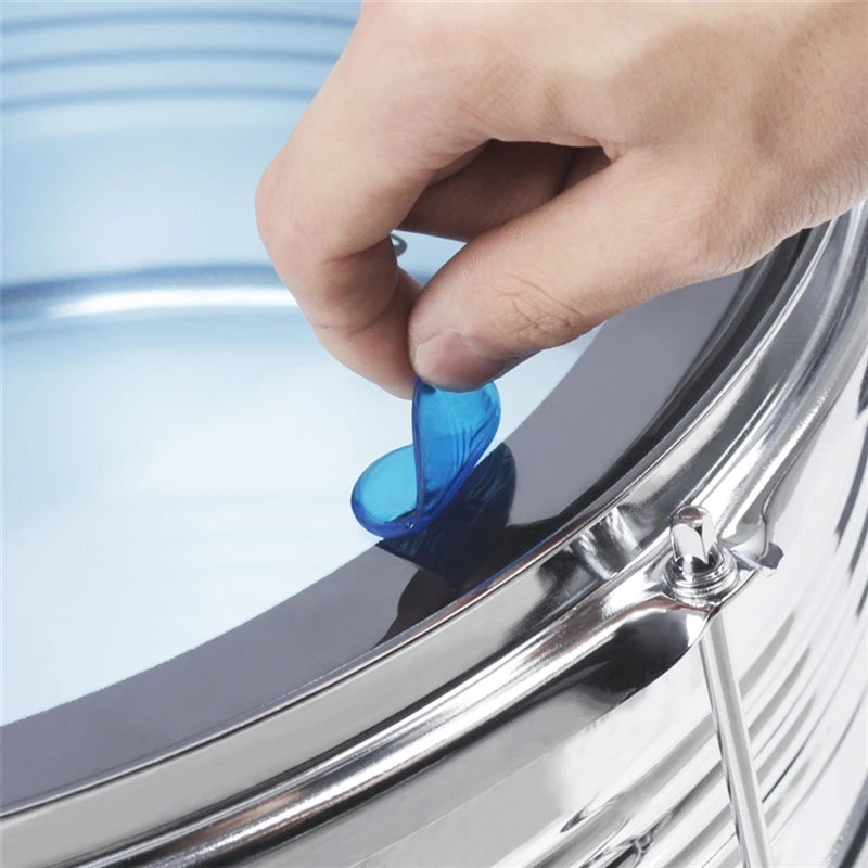 6Pcs/Sheet Pieces Drum Damper Gel Pads Silicone Drums Silencer