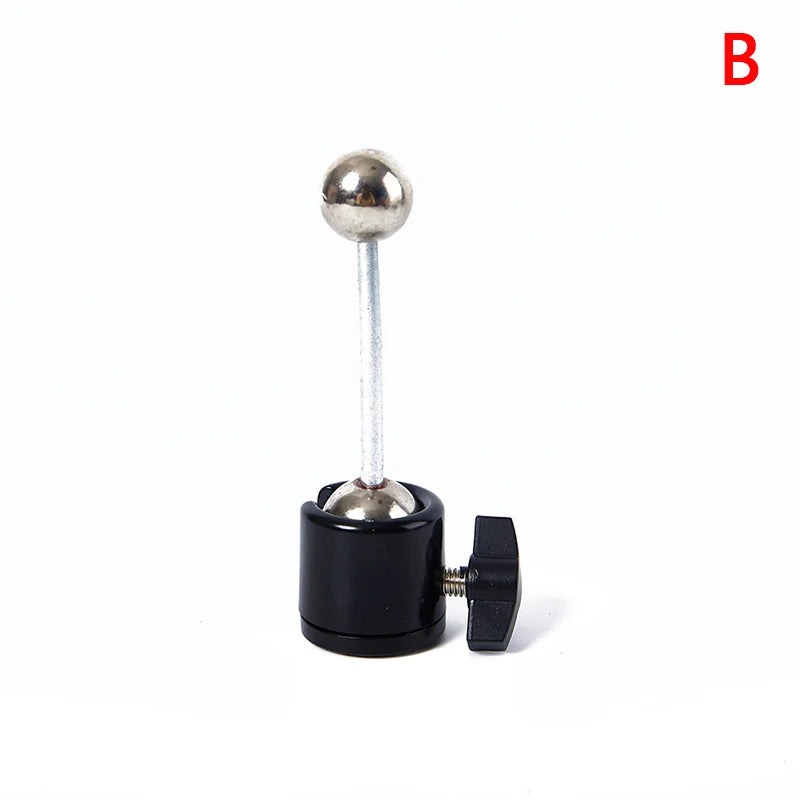 Double Ball 360-degree Rotating Metal Tripod Mount Camera Mobile Phone Bracket Accessories Head Ball Adapter Cradle Ball Head
