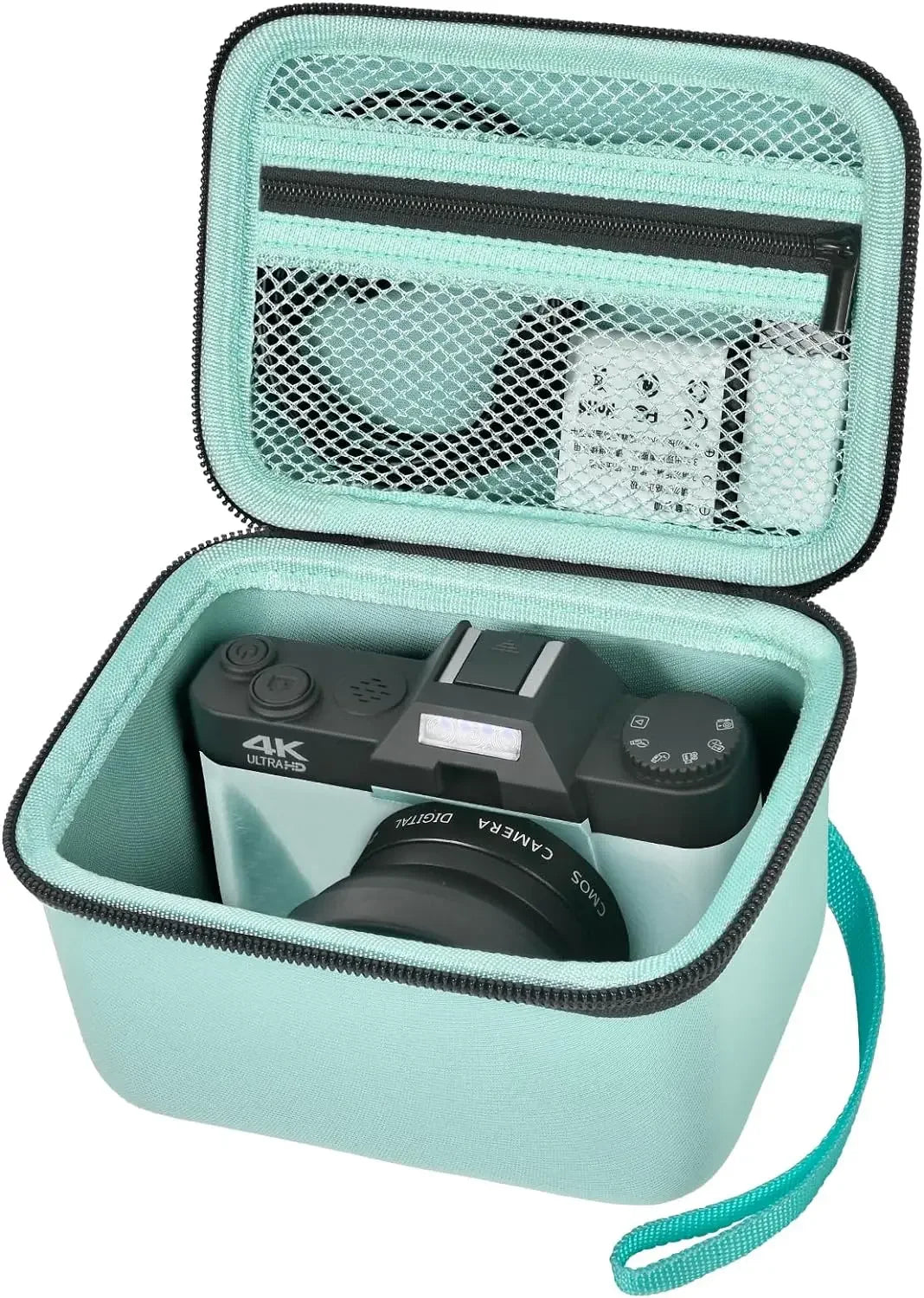 Vlogging Camera Case Compatible with for Duluvulu/for VJIANGER/for JGIPL/for TEBNGIHNM 4K Digital Cameras for Youtube (Box Only)