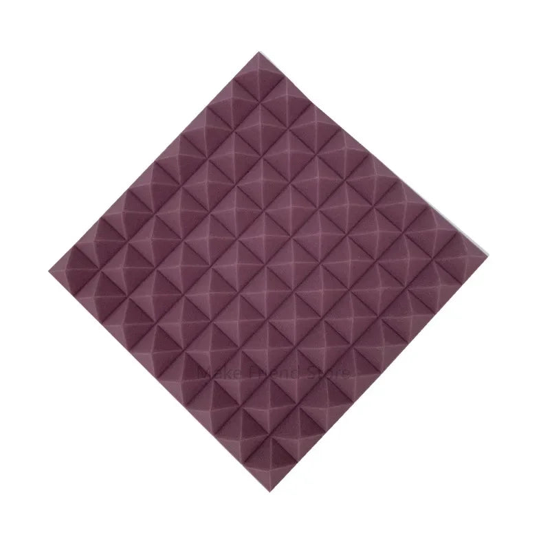 6Pack 50X50X5Cm Studio Acoustic Foam 100Pyramid Soundproof Sound