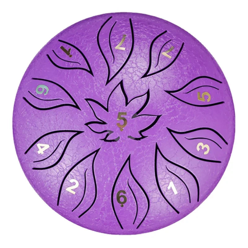 Tongue Drum 6 Inch 11 Notes Ethereal Drums Children Steel Hand Yoga