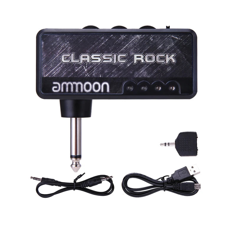 Ammoon Classic Rock Electric Guitar Headphone Amplifier Effect