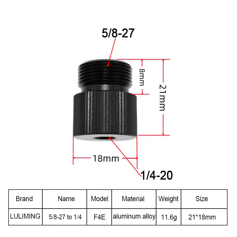 1/4 to 3/8 Camera Conversion Screw